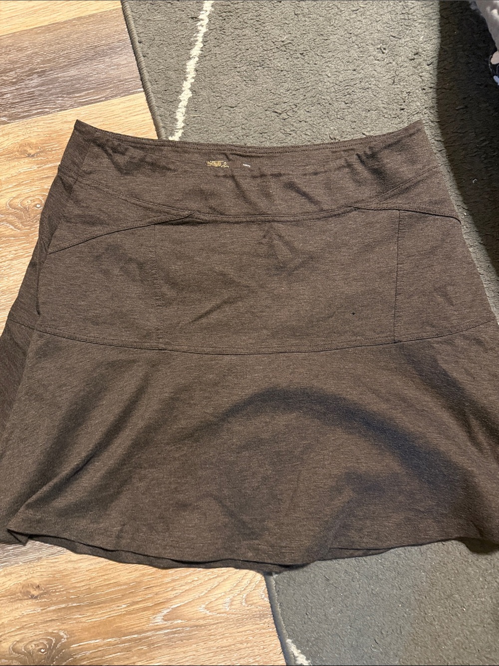 Prana Brown A-Line Skirt